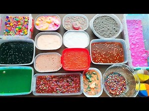 Satisfying Slime Mixing - Crunchy Old Slime Smoothie Izabela Stress