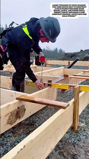 Building Foundations: Wood Framing Basics!