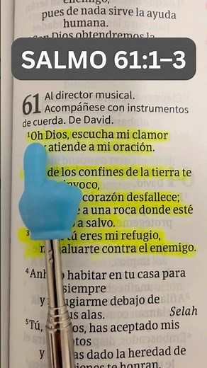 ✨ Llévame a una roca donde esté yo a salvo | Salmo 61:1–3 (Versículo Cantado)