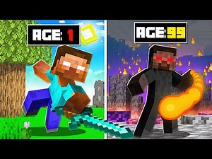 Surviving 99 Years As Herobrine In Minecraft...
