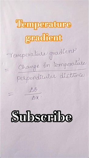 Temperature gradient #explorephysics #physics #physicsconcepts