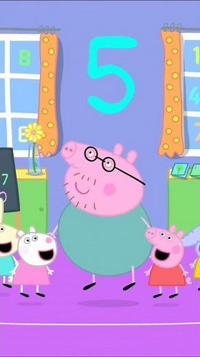 Count with Daddy Pig 🐷 #peppapig #cartoon #kidsvideos