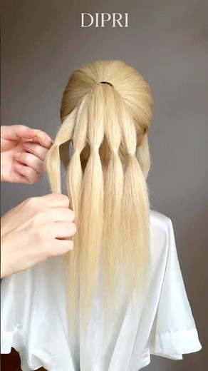 Easy High Messy Bun Hairstyle for Long Hair ✨ Quick Hair Tutorial #messybun #noheat #easyhairstyle