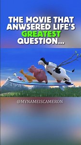 The movie that answered life's greatest question... #barnyard