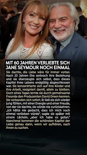 Mit 60 Jahren verliebte sich Jane Seymour noch einmal
