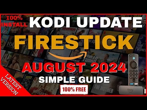 FULLY WORKING KODI ON YOUR FIRESTICK NOW! (LATEST UPDATE) 2024!
