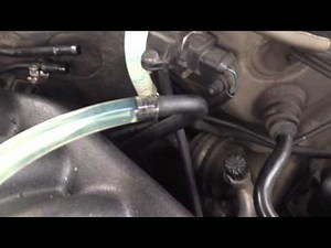 How to Diesel Purge / clean Injector Pump and Injectors Mercedes W210 E300 OM606 Turbodiesel