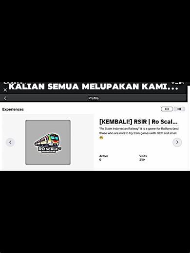 ya mungkin ini bukan era mereka lagi.......... #roblox