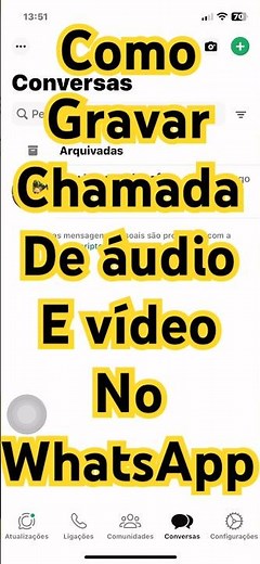 Como gravar chamadas de áudio e vídeo no WhatsApp #whatsapp #audio #video#gravar