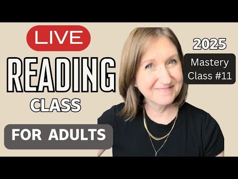 Learn to Read FAST for Adults [LIVE] 2025 Learn Reading with April McMurtrey READING MASTERY 11