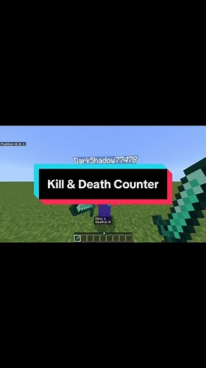 How to a kill and death counter in minecraft bedrock #minecraft #minecraftbedrock #minecrafttutorial #minecraftmemes #minecraftmeme