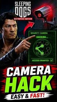 How to Hack Security Cameras in Sleeping Dogs Definitive Edition #Shorts