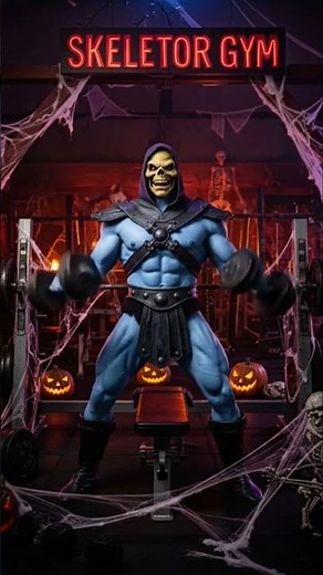 Welcome to the skeletor gym!💪💪#shorts#gym#strengthtraining