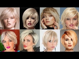 Top 40 Stacked Bob Haircuts With Bangs Trending Short Hair Hairstyles For Fine Blonde Hair
