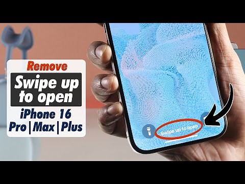How To Remove Swipe Up When To Open Unlocking iPhone 16's With Face ID!