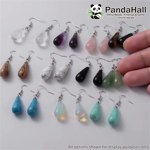 Natural Gemstone Dangle Earrings #gemstonejewelry #gemstonelover #earringsdesign #earrings #shorts