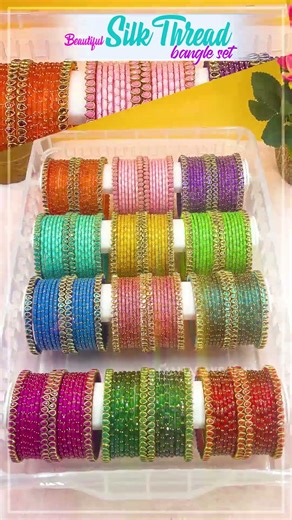 🧿✨Beautiful Silk thread Bangle set✨ ‪@MahalakshmiCollections-t4u‬ 🧿