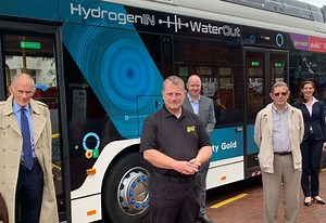Week-long hydrogen bus trial launched