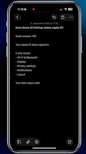 Does Reset All Settings Delete Apple ID on iPhone? (Quick Answer!)