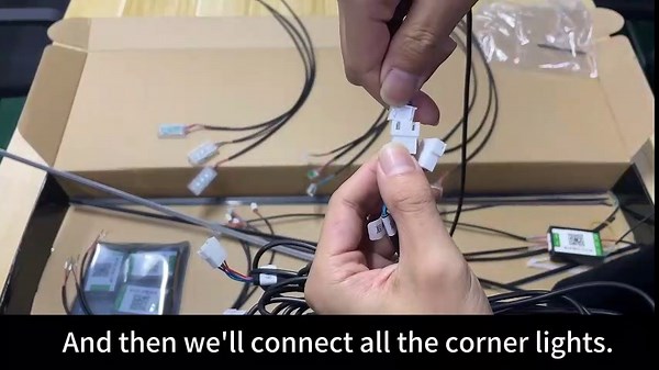 AUTOXBERT Dreamcolor Acrylic Interior Car Lights, 18 in 1 Car Ambient Lighting Kit, 16 Million Colors Car Interior LED Lights with APP Control & Sound Active Function