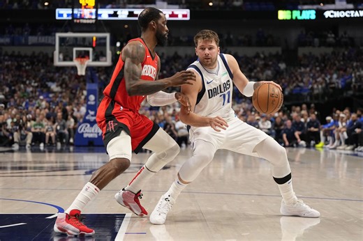 Watch: Dillon Brooks amused as Luka Doncic receives technical foul during Rockets vs Mavericks