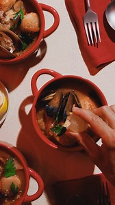 Trying to impress your guests? Hint: all you need is our new Lemon Parmesan sauce for seafood stew 🍋Recipe in bio! #RaosHomemade #SeafoodStew #Hosting | Rao's Homemade