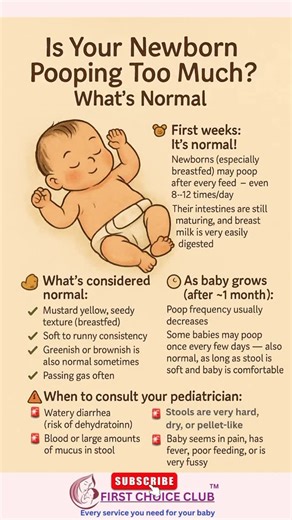 First Choice Club on Instagram: "Is your newborn pooping too much?"