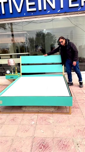 Modern and Unique Bed Set with Creative Home Furniture Design