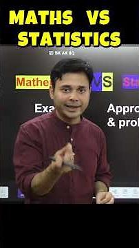 Maths vs Stats: What’s the Difference? #Shorts