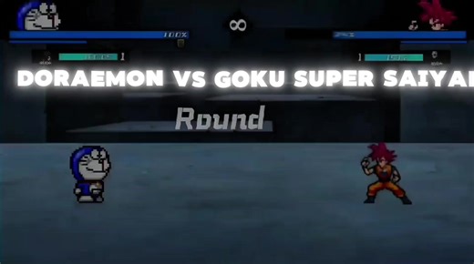 Doraemon vs Goku SSG: Epic Anime Showdown