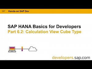 SAP HANA Basics For Developers: Part 6.2 Calculation View Cube Type