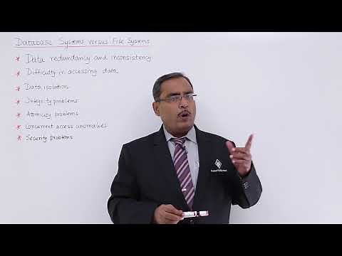 DBMS - Database System Versus File System