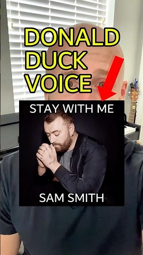 Donald Duck voice singing Stay With Me 😂