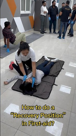 How to do a “Recovery Position” in First Aid? #Safety #Training #FirstAid