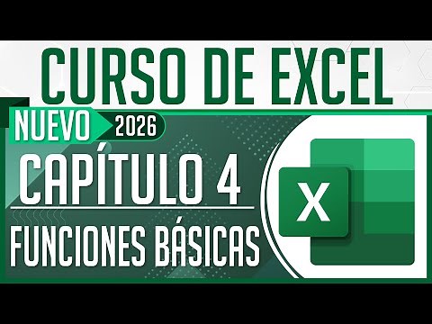 Nuevo Curso de Excel - Capítulo 4, Funciones Básicas 🎓 Dostin Hurtado