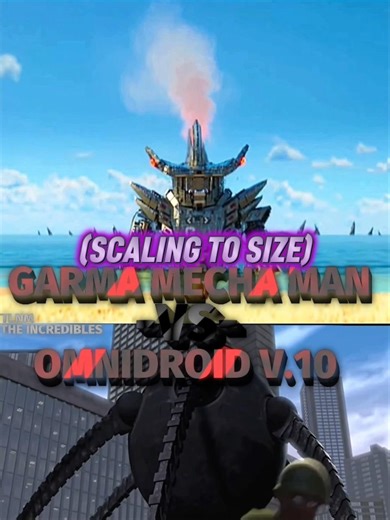 Garma Mecha Man vs Omnidroid V.10 #thelegoninjagomovie #theincredibles #vsedit #wisedit