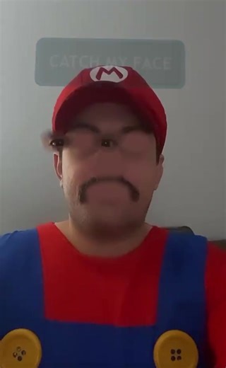 Super Mario Face Catch Challenge