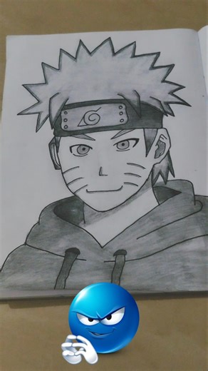 best Anime character drawing✨ "NARUTO"#shorts #trending #shortsfeed