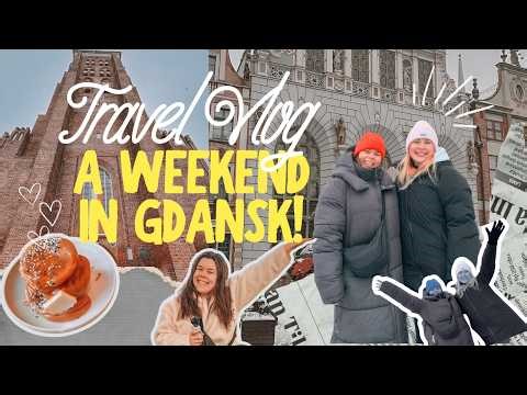 A Snowy Weekend in Gdansk, Poland! ✈️❄️🇵🇱 Travel Vlog!