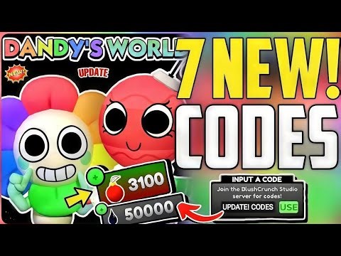 ⚠️NEW YEAR!⚡[CODES]⚠️DANDY'S WORLD ROBLOX CODES 2026 - DANDYS WORLD CODES