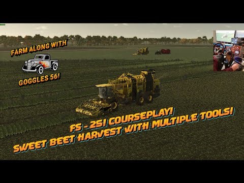 FS 25! Multi -Tool Courseplay and Autodrive Sweet Beet Harvest!