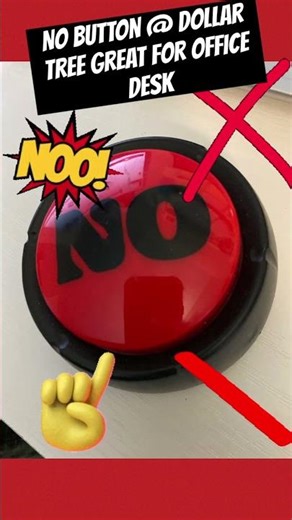 No Button @ Dollar Tree Great FIND for the office #luxeonabudget #discountstore #dollartreefinds
