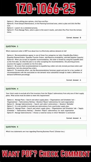 1Z0-1066-25 Sample Exam Questions (Practice Tests)