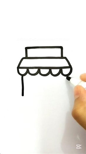 How to draw a shop #drawing #learntodraw #art #drawingtutorial #viral