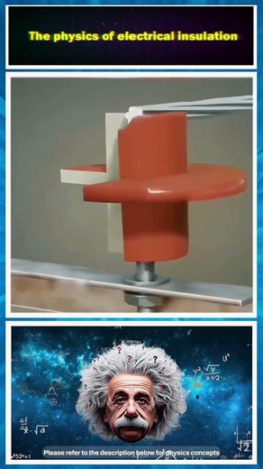 Electrical Insulation: The Physics of Blocking Current ⚡🚫 #physicsshorts #physicsexplained #OhmsLaw