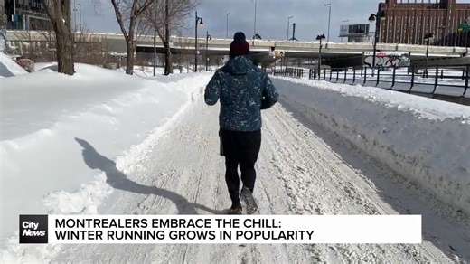 Winter running grows in popularity in Montreal