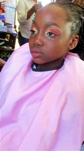 Young model starts her journey. 🔥🔥👠. #model #makeup #fyp #viral #runway