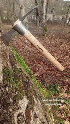 #truper Mattock axe. Chromed steel.American elm wood. #tools #garden #mexico #greece