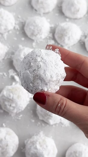 Buttery, nutty, and rolled in snowy powdered sugar—these pecan snowball cookies are melt-in-your-mouth magic. Comment RECIPE to get the recipe or head to https://cakemehometonight.com/pecan-snowball-cookies/! | Cake Me Home Tonight