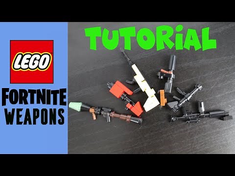How to build Lego Fortnite weapons!!!
